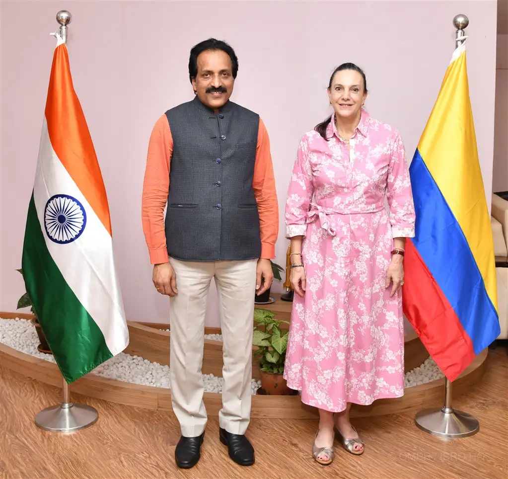 Ambassador of Colombian Republic to India met Chairman, ISRO/ Secretary, DOS