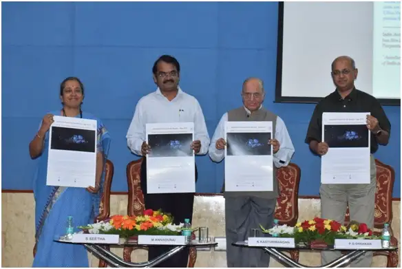 Dr. Diwakar releasing AstroSat Picture of the Month