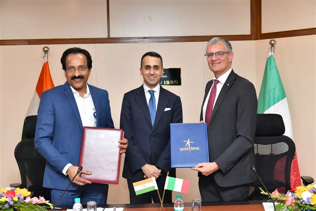 Italian Minister of Foreign Affairs and International Cooperation visited ISRO HQ