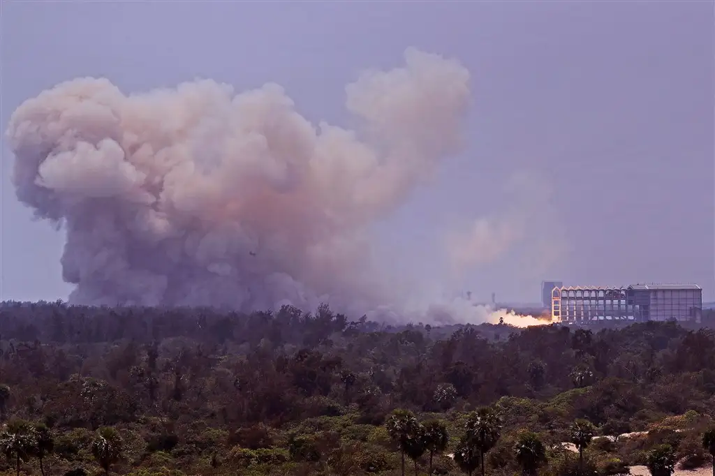 Ground testing of Solid Booster Stage (SS1) for Small Satellite Launch Vehicle (SSLV)