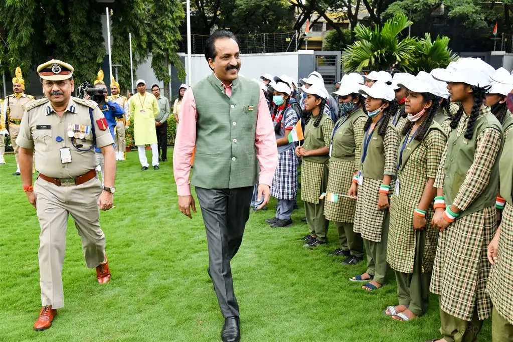 76th Independence Day Celebration at Anthariksh Bhavan, ISROHQ, Bengaluru on August 15, 2022