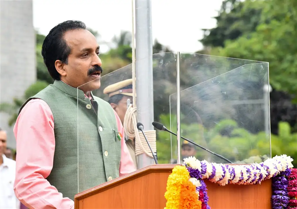 76th Independence Day Celebration at Anthariksh Bhavan, ISROHQ, Bengaluru on August 15, 2022