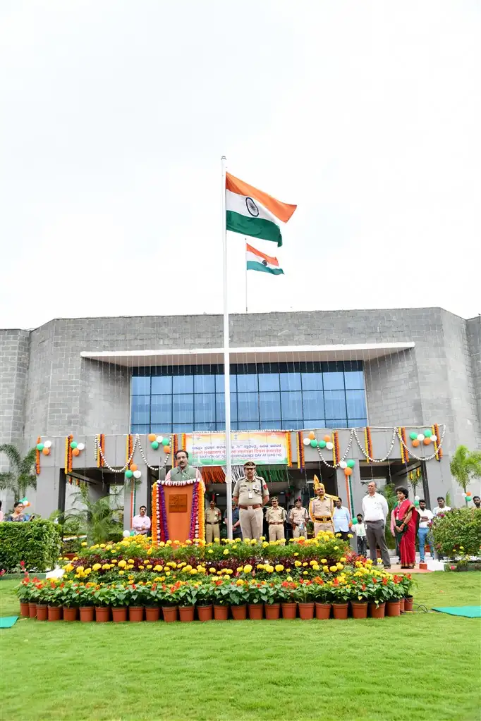 76th Independence Day Celebration at Anthariksh Bhavan, ISROHQ, Bengaluru on August 15, 2022