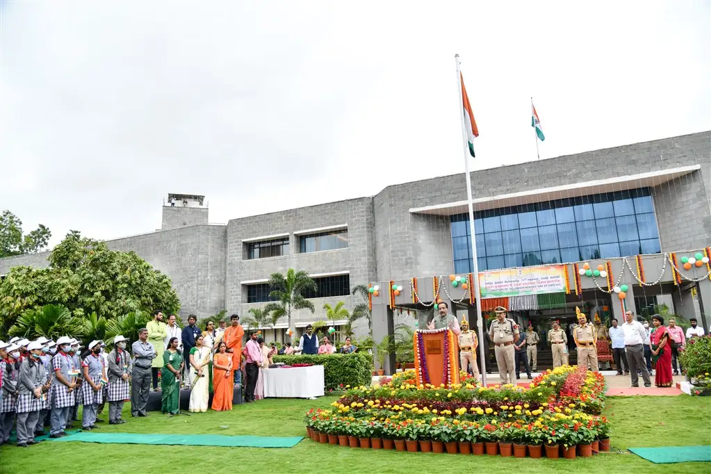 76th Independence Day Celebration at Anthariksh Bhavan, ISROHQ, Bengaluru on August 15, 2022