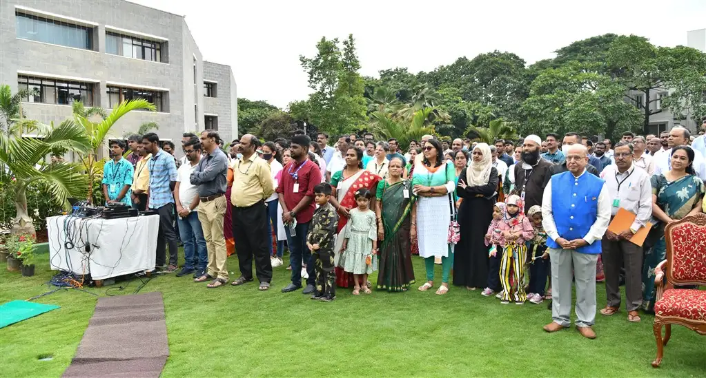 76th Independence Day Celebration at Anthariksh Bhavan, ISROHQ, Bengaluru on August 15, 2022