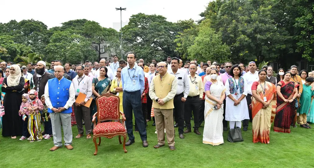 76th Independence Day Celebration at Anthariksh Bhavan, ISROHQ, Bengaluru on August 15, 2022