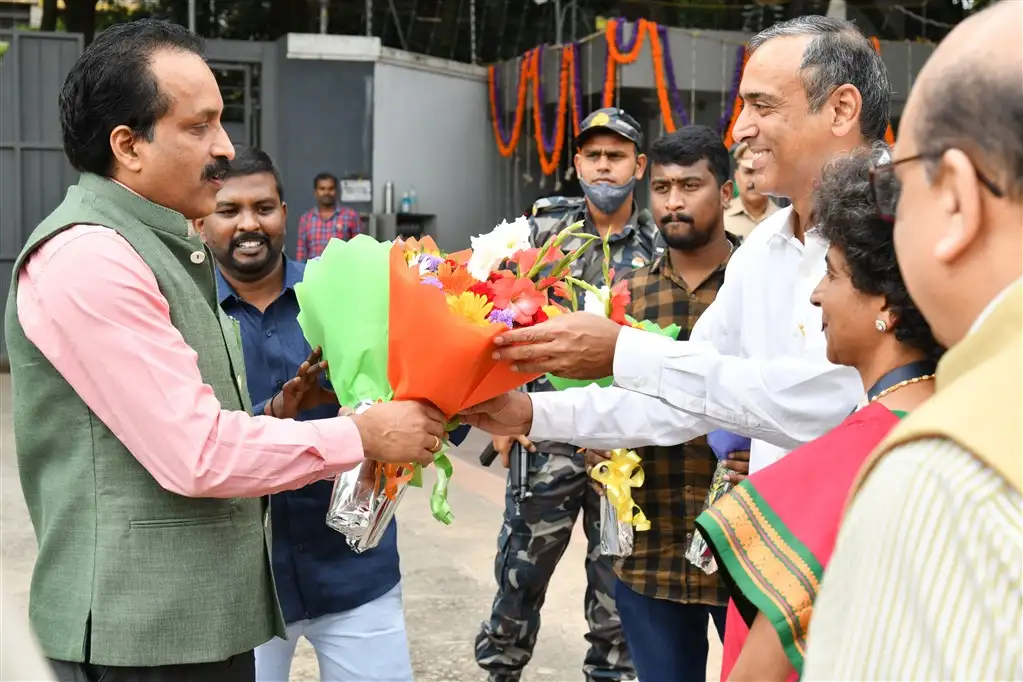 76th Independence Day Celebration at Anthariksh Bhavan, ISROHQ, Bengaluru on August 15, 2022