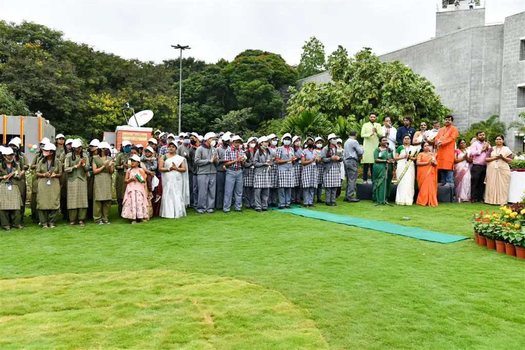 76th Independence Day Celebration at Anthariksh Bhavan, ISROHQ, Bengaluru on August 15, 2022