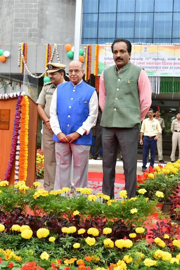 76th Independence Day Celebration at Anthariksh Bhavan, ISROHQ, Bengaluru on August 15, 2022