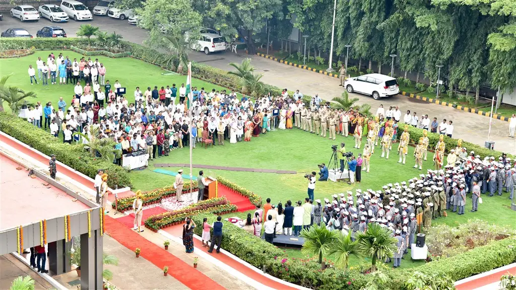 76th Independence Day Celebration at Anthariksh Bhavan, ISROHQ, Bengaluru on August 15, 2022