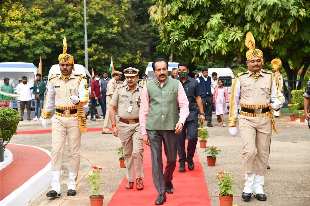 76th Independence Day Celebration at Anthariksh Bhavan, ISROHQ, Bengaluru on August 15, 2022