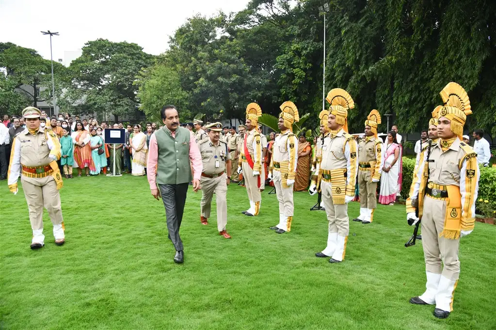 76th Independence Day Celebration at Anthariksh Bhavan, ISROHQ, Bengaluru on August 15, 2022