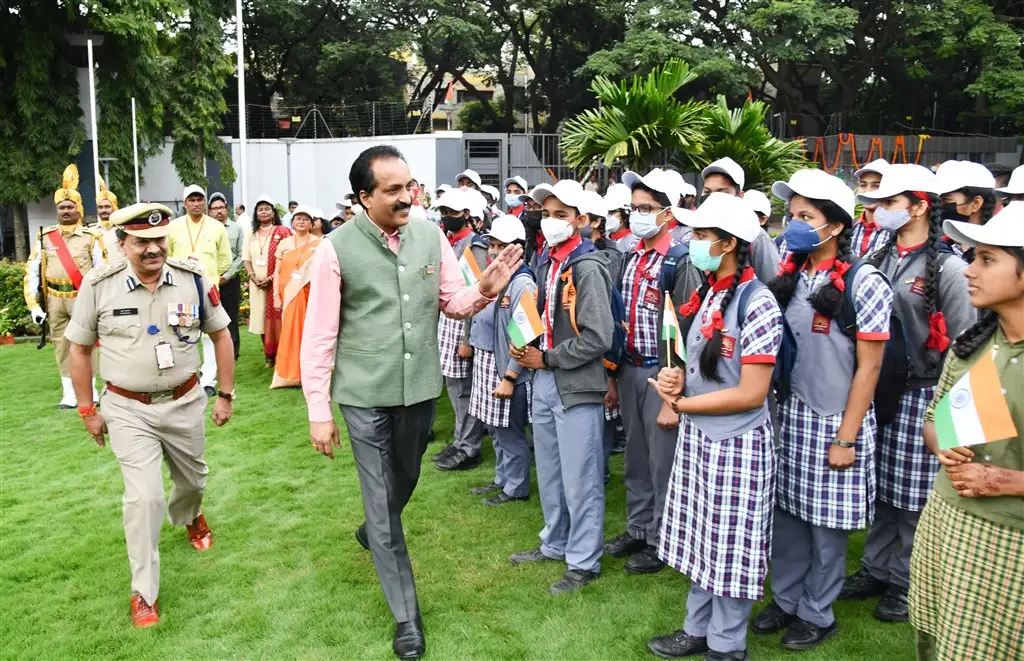 76th Independence Day Celebration at Anthariksh Bhavan, ISROHQ, Bengaluru on August 15, 2022