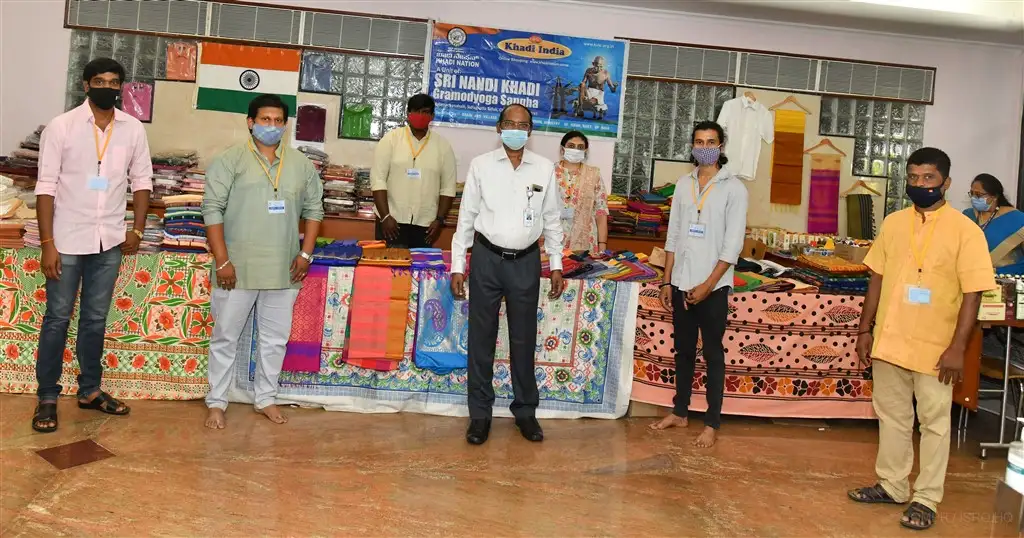 Khadi products exhibition at ISRO Headquarters, Bengaluru