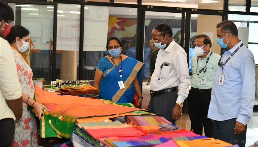 Khadi products exhibition at ISRO Headquarters, Bengaluru