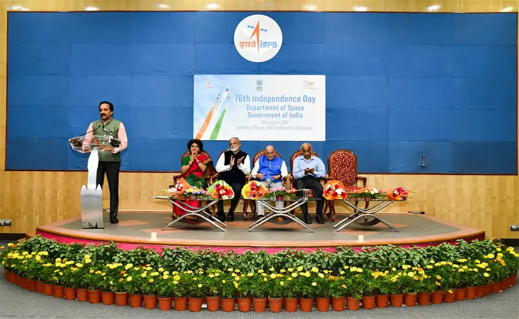 Pictures of Azadi Ka Amrit Mahotsav:76th Independence Day at Department of Space