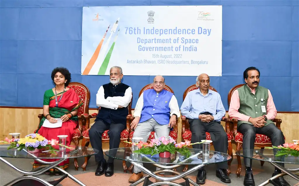 Pictures of Azadi Ka Amrit Mahotsav:76th Independence Day at Department of Space