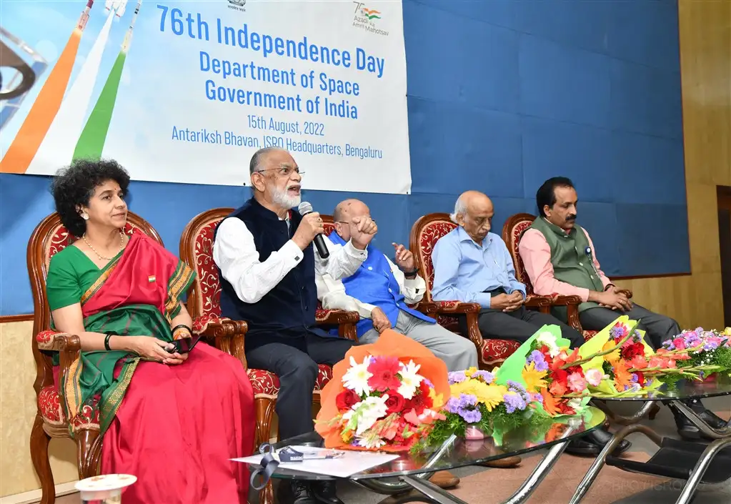 Pictures of Azadi Ka Amrit Mahotsav:76th Independence Day at Department of Space