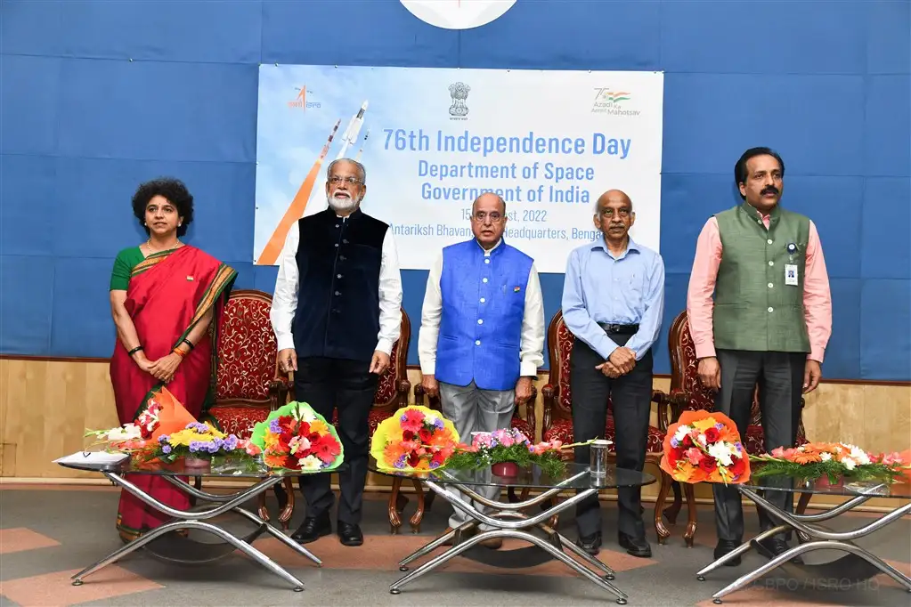 Pictures of Azadi Ka Amrit Mahotsav:76th Independence Day at Department of Space