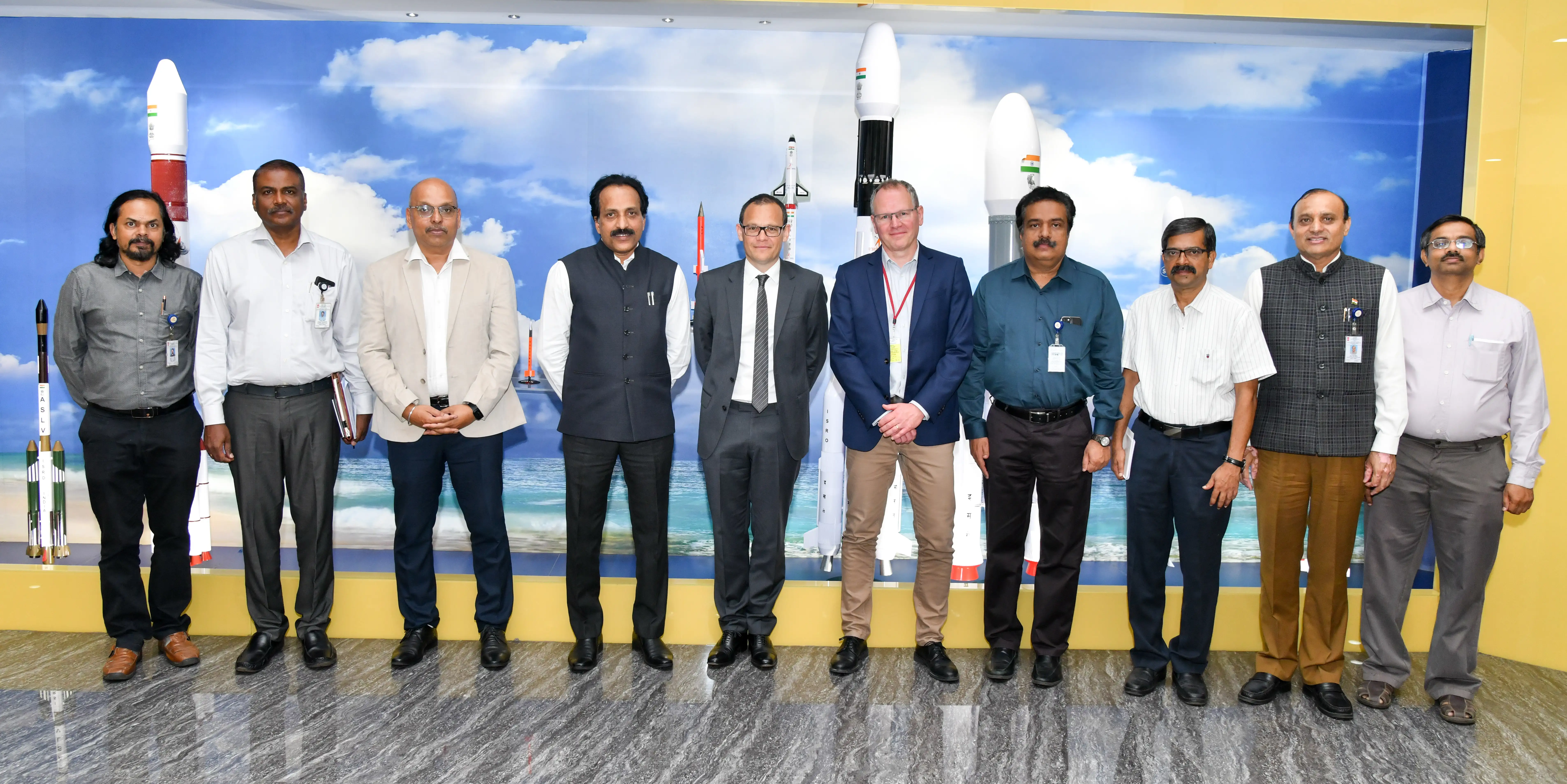 CEO of Arianespace called upon Chairman, ISRO