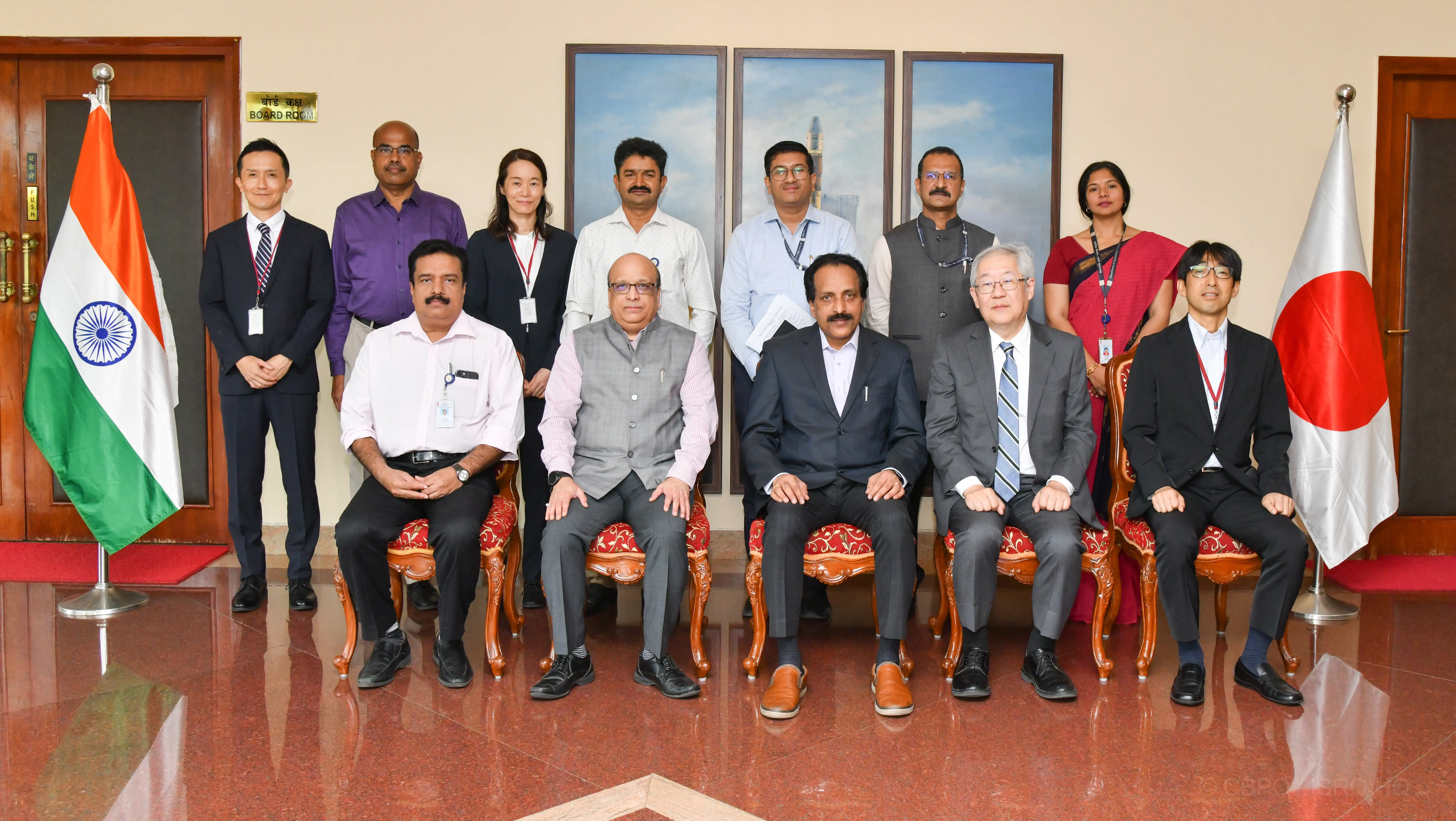 Vice-Chair of Japan’s Committee on National Space Policy met Chairman, ISRO / Secretary, DOS