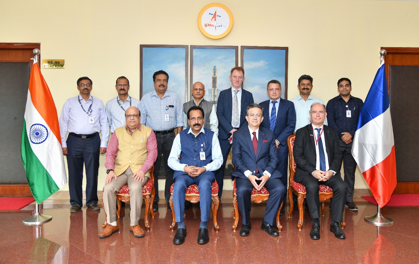 Ambassador of France to India met Chairman, ISRO/ Secretary, DOS