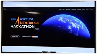 Launching of Bhartiya Antariksh Hackathon-2024