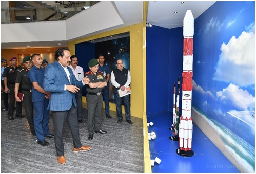 Chief of Defence Staff visit to ISRO Hq