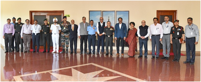 Chief of Defence Staff visit to ISRO Hq