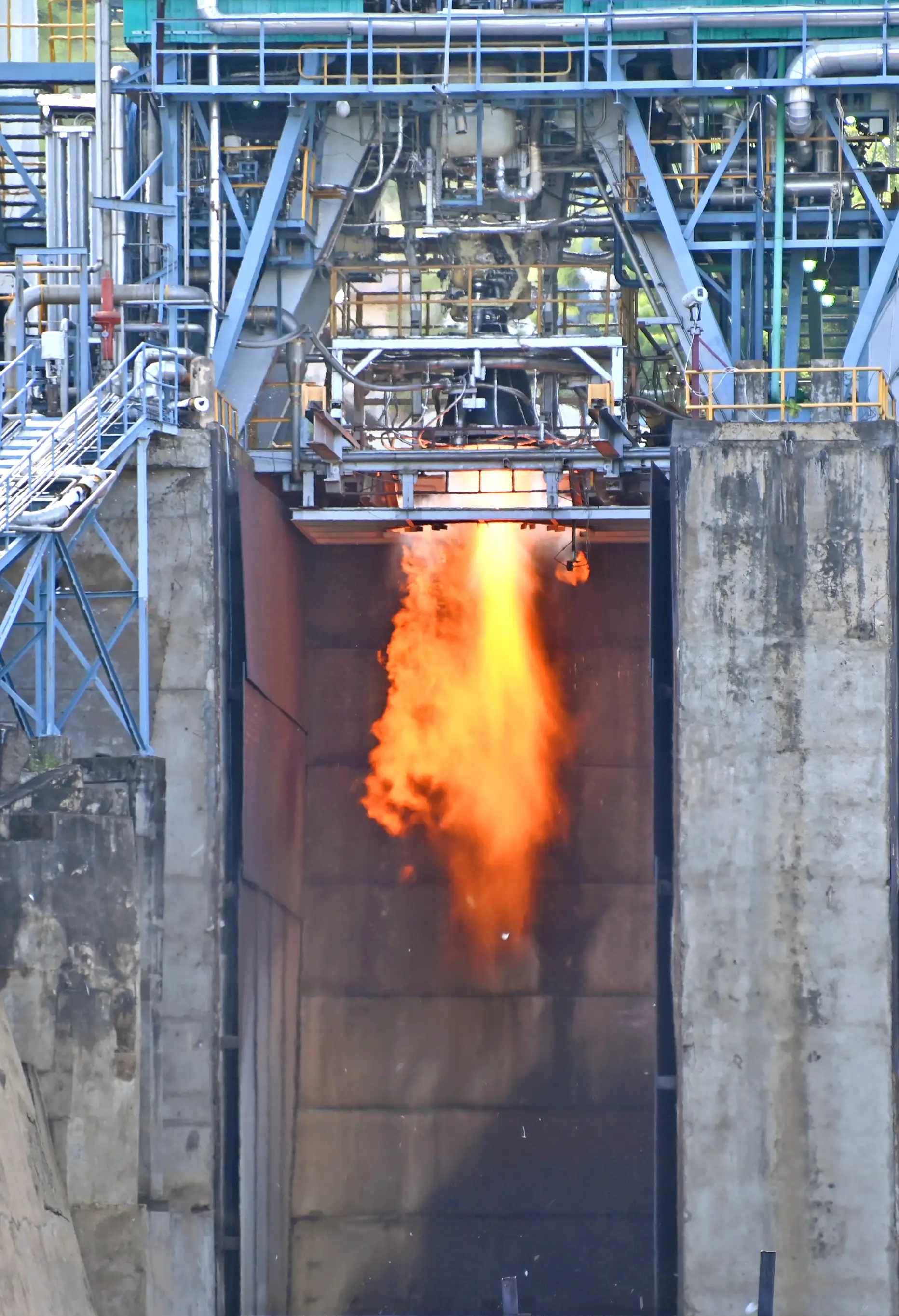 Photograph of E18 Engine Flight Acceptance Hot Test