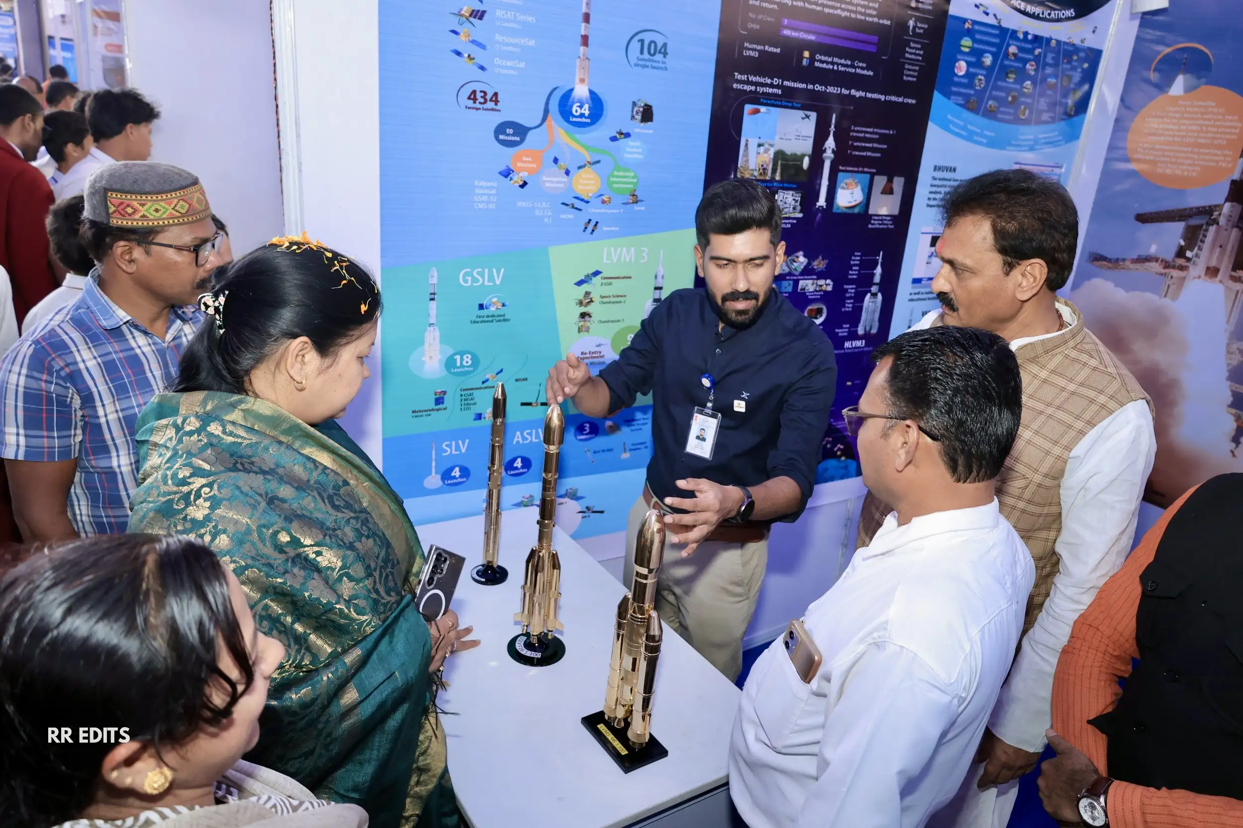 ISRO showcased its prestigious achievements and advancements in  “Pragatisheel Chhattisgarh 2026” at Janjgir-Champa, Chhattisgarh 
                                            