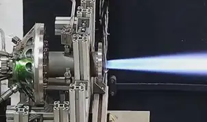 Laser igniter hot test