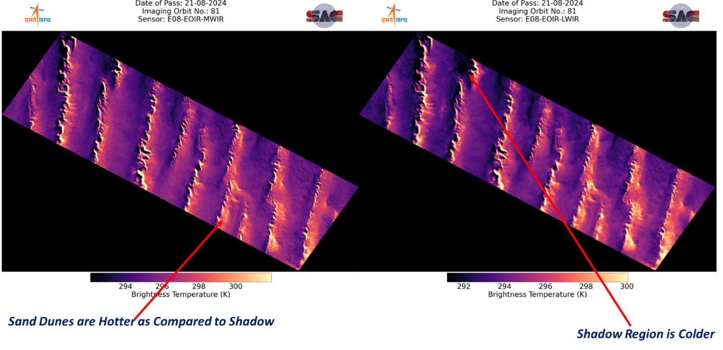 EOIR Payload on EOS-08 Begins Operations, Offering excellent Thermal Imaging Capabilities