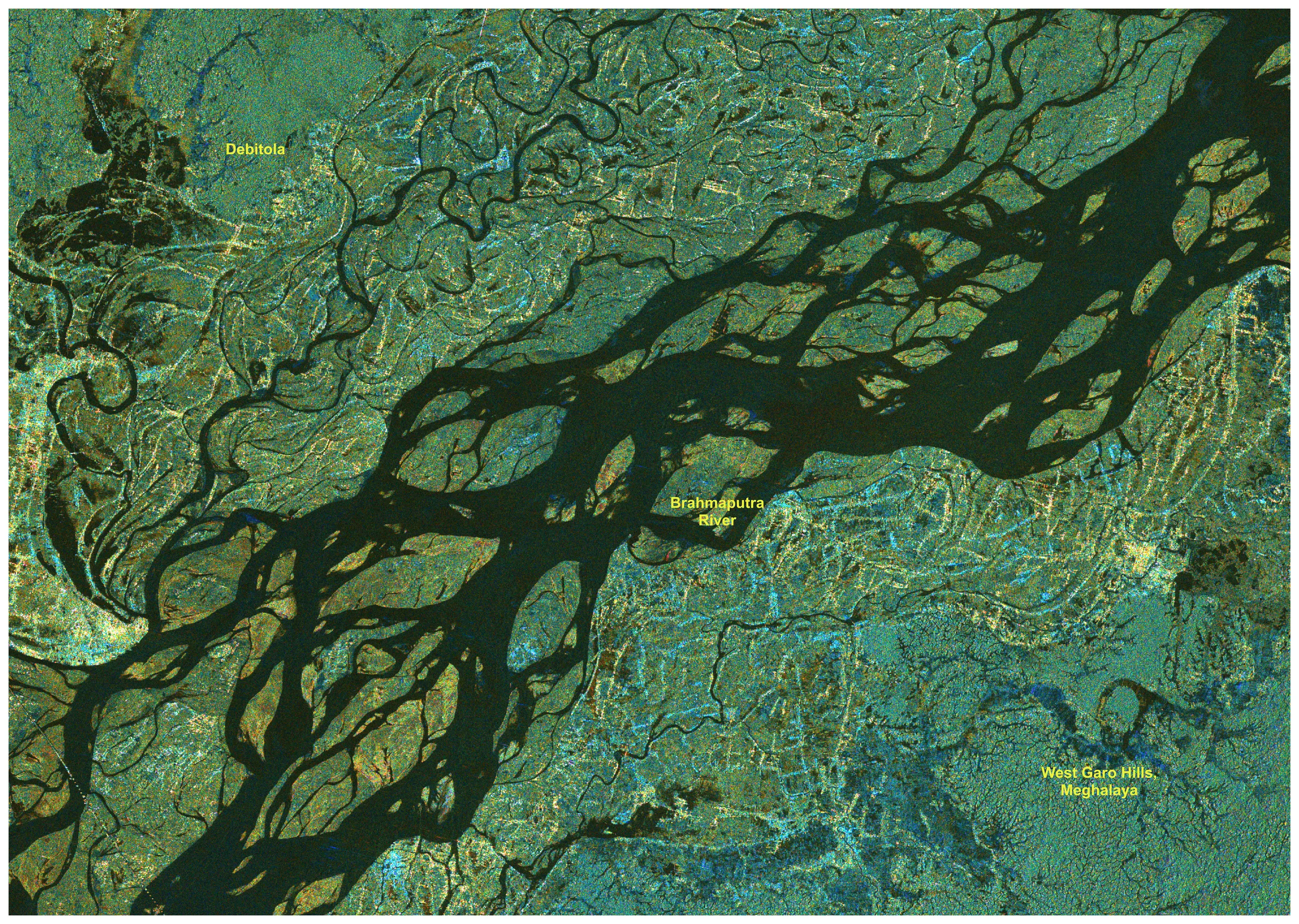 AOI: Brahmaputra River, Assam