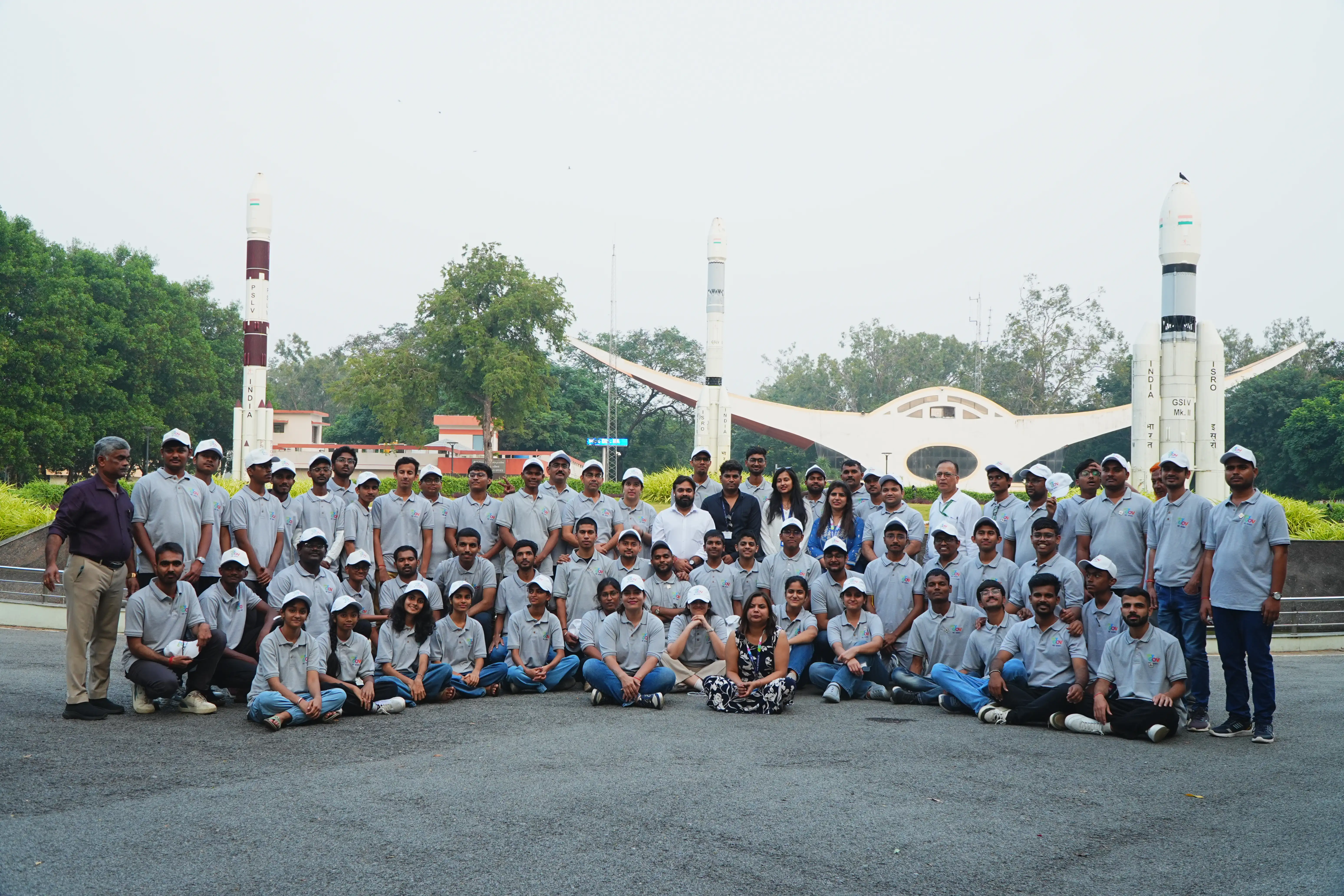 Visit of MyGov’s National Space Day Quiz 2025 winners to Satish Dhawan Space Centre SHAR