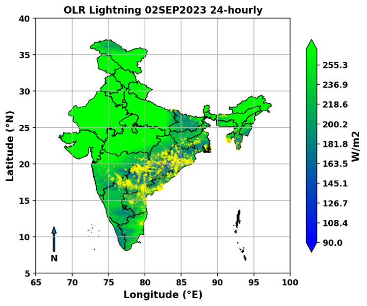Leveraging Indian National Satellite System (INSAT) Geostationary Satellite for advanced lightning detection and analysis