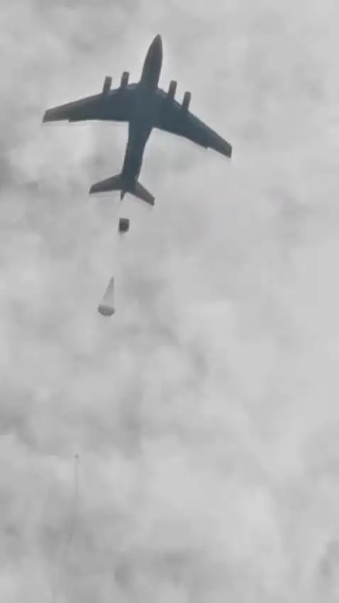 ISRO successfully conducts Integrated Main Parachute Air Drop Test (IMAT) for Gaganyaan Programme
