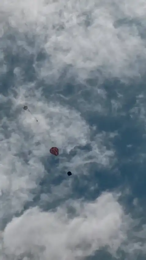 ISRO successfully conducts Integrated Main Parachute Air Drop Test (IMAT) for Gaganyaan Programme
