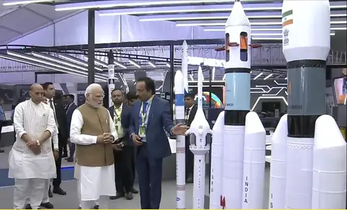 ISRO participation at India Pavilion, AeroIndia-2023