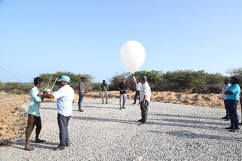 Balloon Release Activities and Transportable Radar at Launch Complex at Kulasai