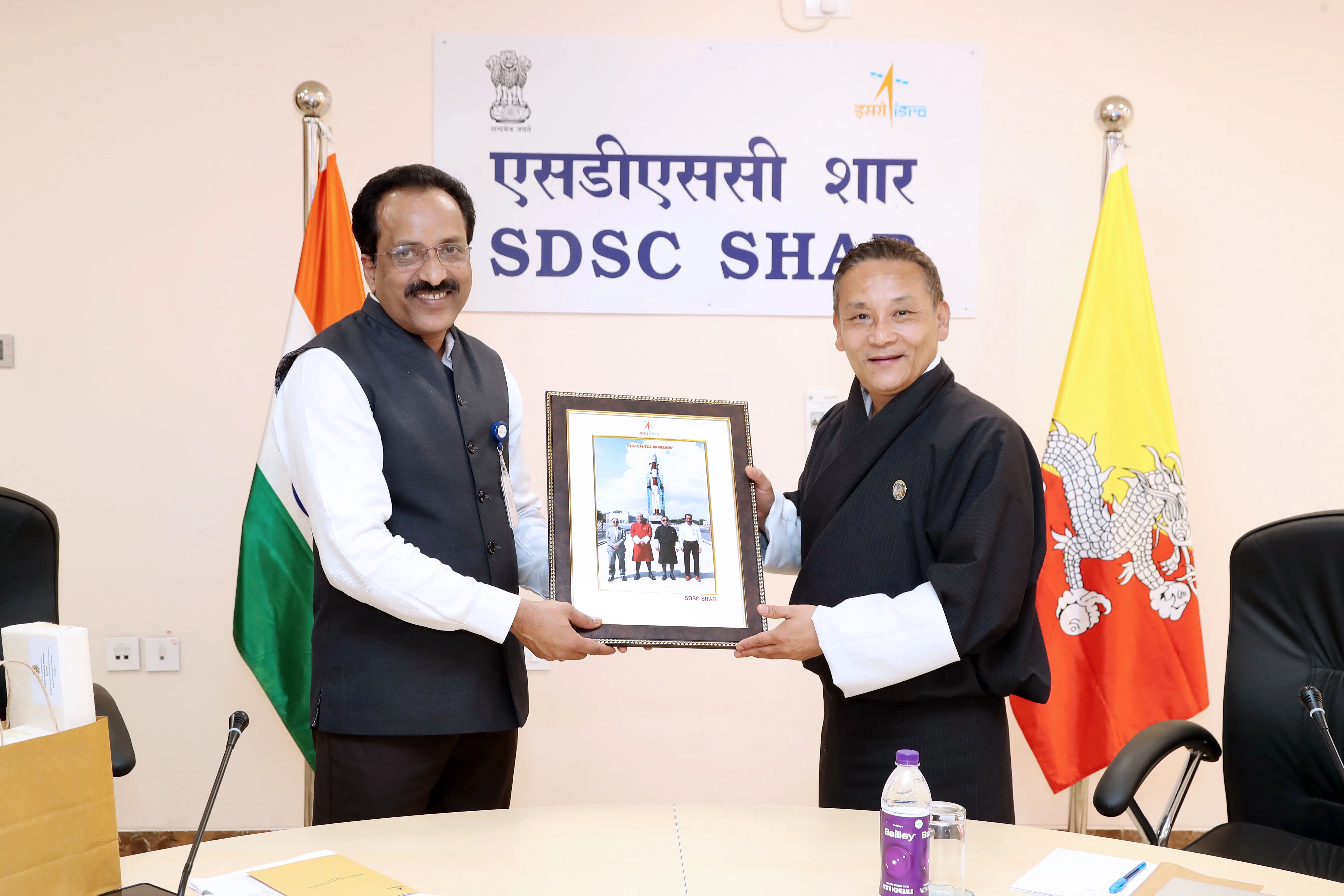 Chairman ISRO and Bhutan Minister 