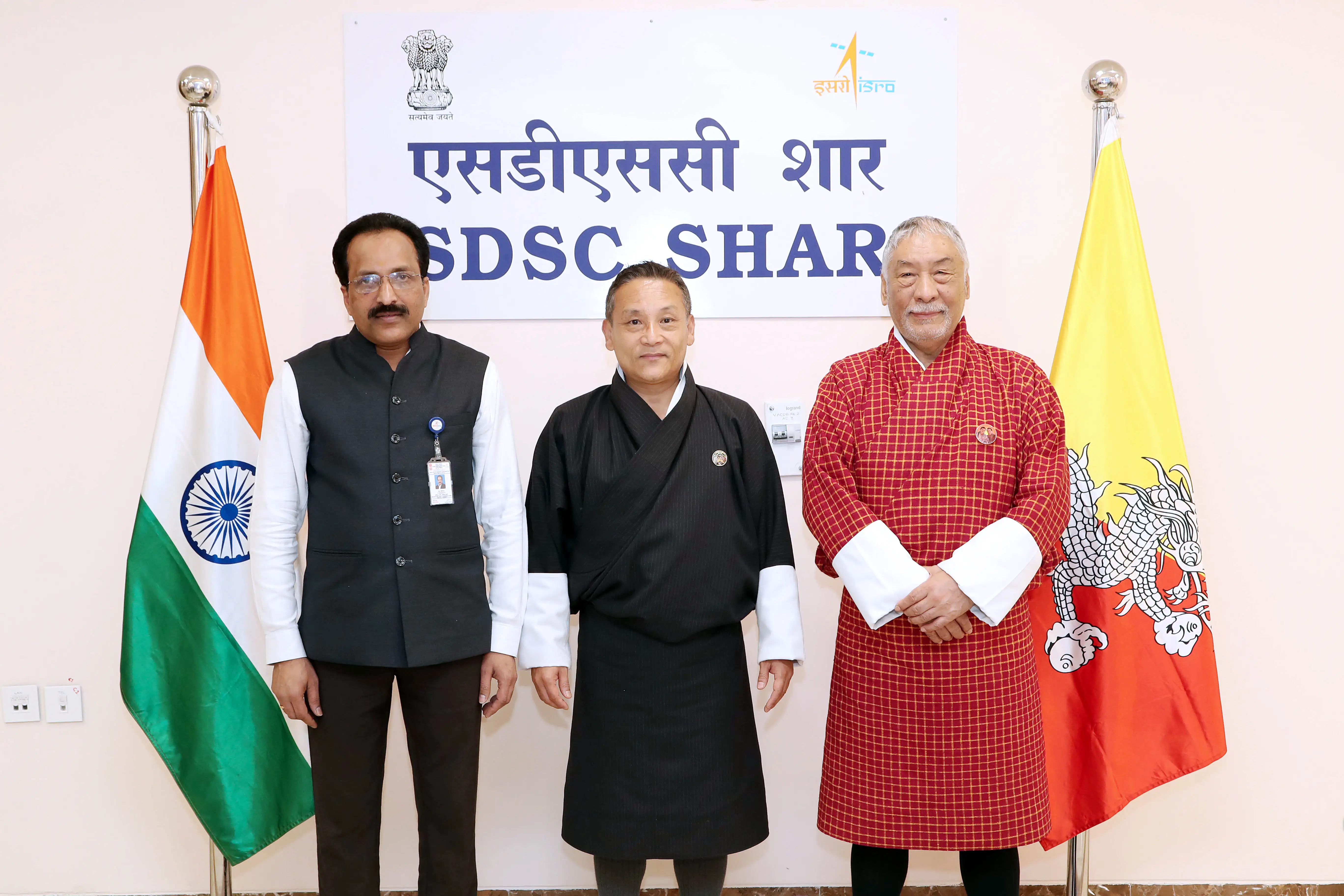 Chairman ISRO and Bhutan Minister 