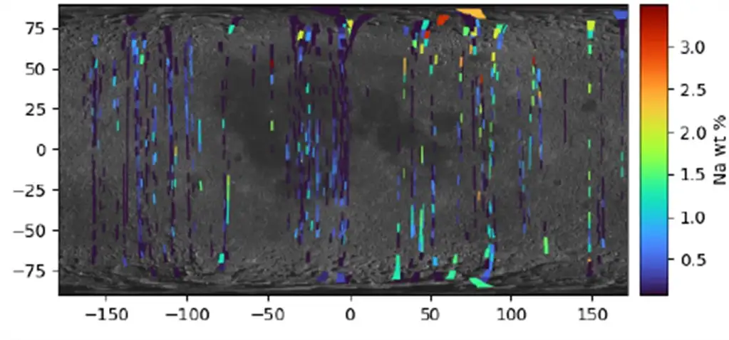 X-rays from the Moon reveal a new lunar map in sodium 