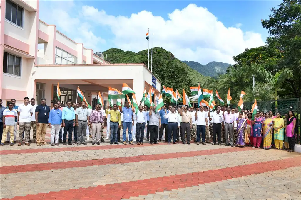 Trianga rally led by Director IPRC as part of AZADI KA AMRIT MAHOTSAV