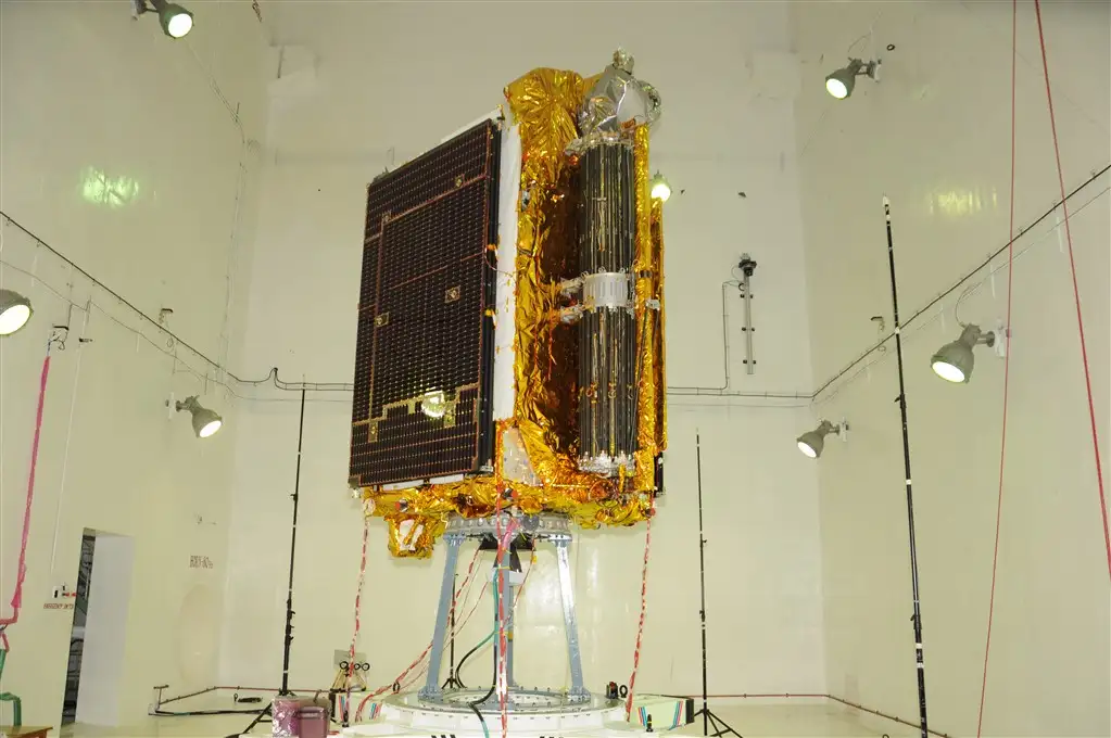 GSAT-6A Undergoing Vibration Test