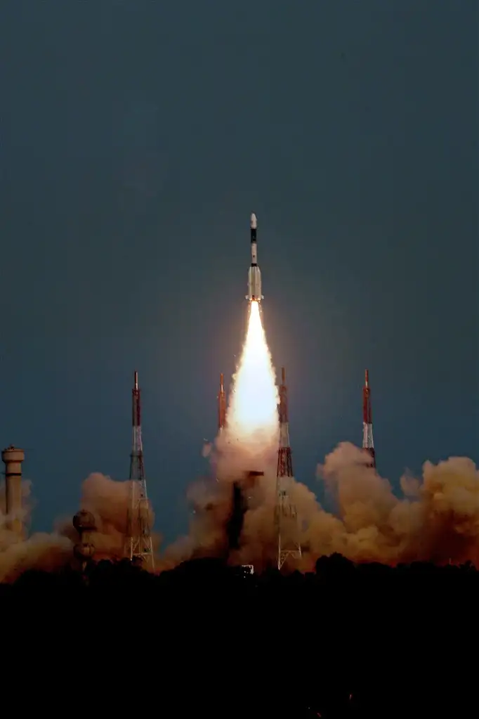 GSLV-F08 Liftoff