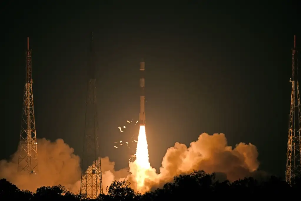 PSLV-C46 Liftoff