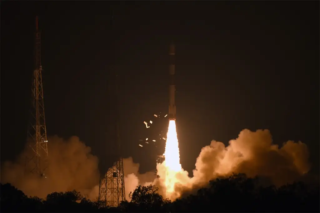 PSLV-C46 Liftoff