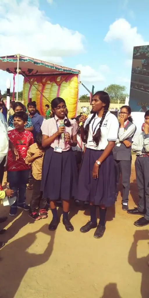 Watching launch of PSLV-C48/RISAT-2BR1 from viewers gallery at SDSC, Sriharikota