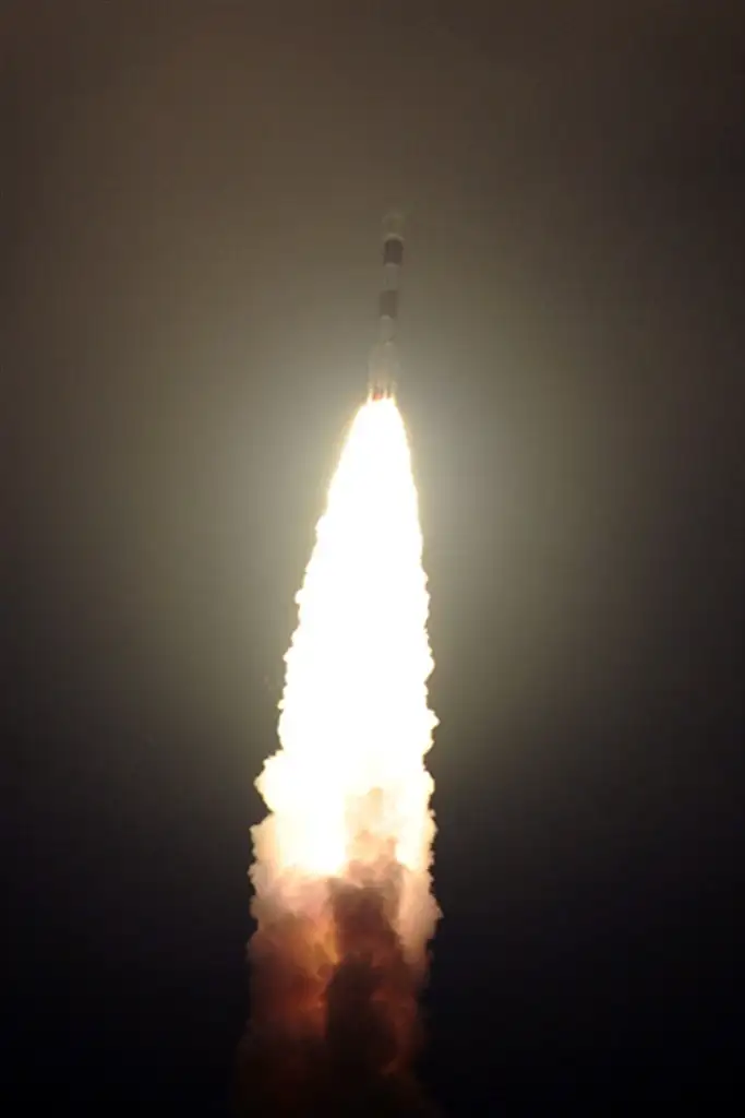 IMAGE OF PSLV-C22 TAKE OFF - VIEW 4